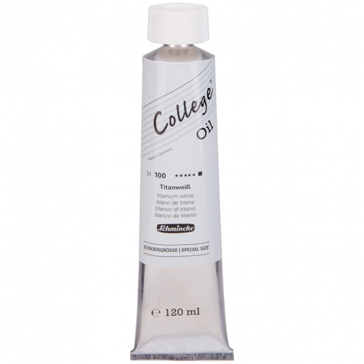 COLLEGE Oil Titanium White (120ml)