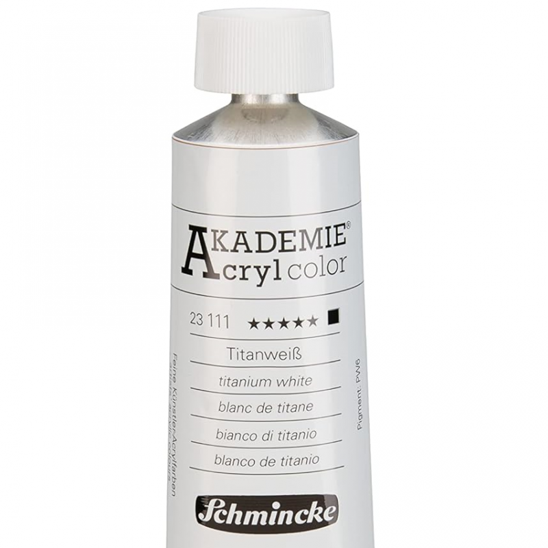 Akademie Acrylic Titanium White (200ml)