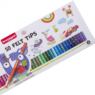 Bruynzeel Felt Tip Set (50pc)