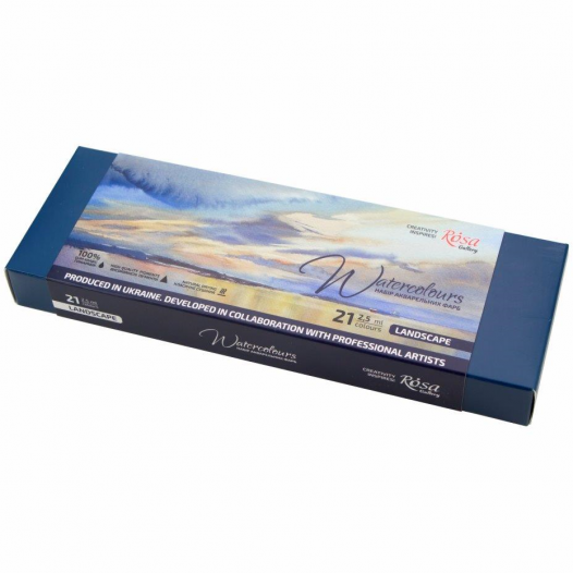 Gallery Artists' Watercolour Landscape Tin (21pc)