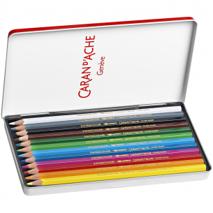 SWISSCOLOR Water-Soluble Pencil Tin (12pc)