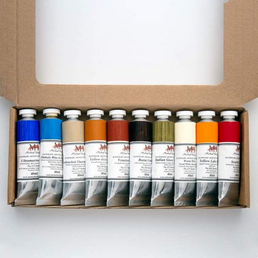 Handmade Artists Oil Colour Desert Set (10 x 40ml)