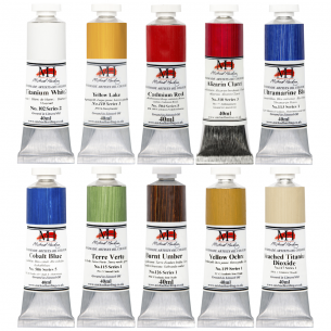 Handmade Artists Oil Colour Plein Air Painter Set (10 x 40ml)