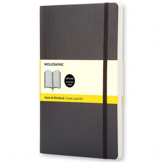 Classic Large Soft Cover Notebooks - Squared