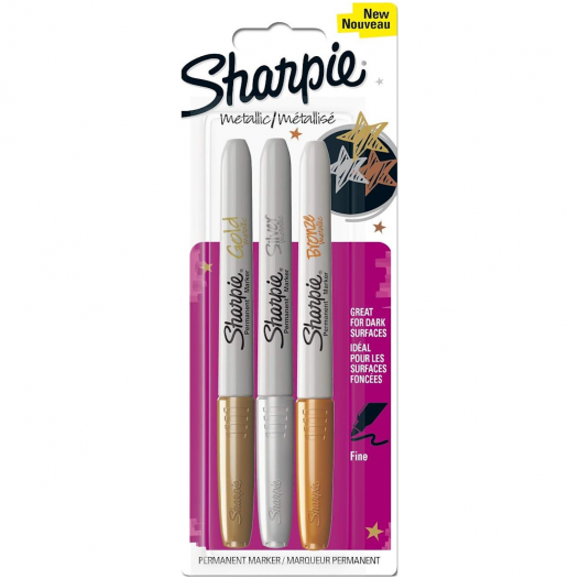 Fine Metallic Marker Set (3pc)