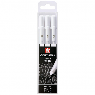 Gelly Roll Fine White Gel Pen Set 05 (3pc)