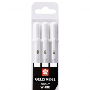 Gelly Roll Medium White Gel Pen Set 08 (3pc)