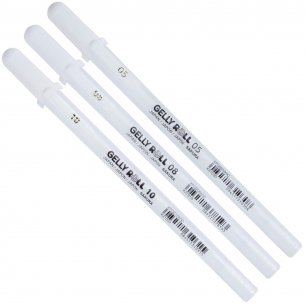 Gelly Roll Assorted White Gel Pen Set (3pc) Gelly Roll Assorted White Gel Pen Set (3pc)