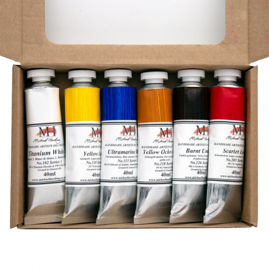 Handmade Artists Oil Colour Intro Set (6 x 40ml)