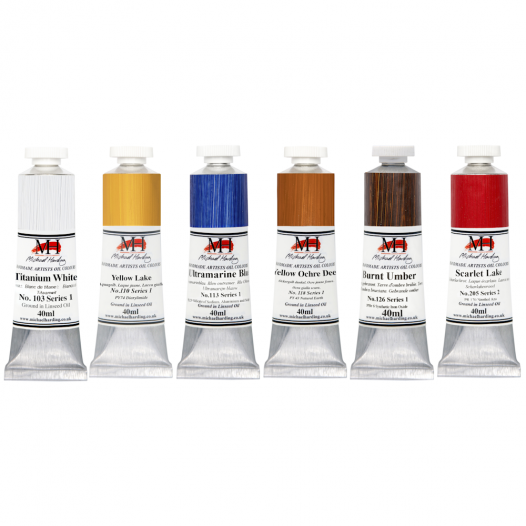 Handmade Artists Oil Colour Intro Set (6 x 40ml)