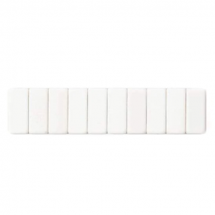 Palomino White Erasers (10pc)