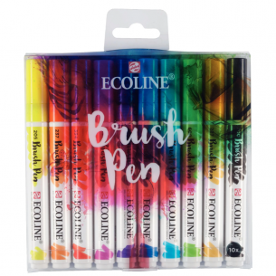 Ecoline Watercolour Brush Pen Set (10pc) Ecoline Watercolour Brush Pen Set (10pc)