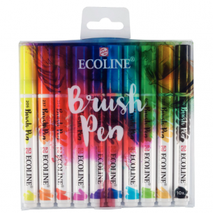 Ecoline Watercolour Brush Pen Set (10pc)