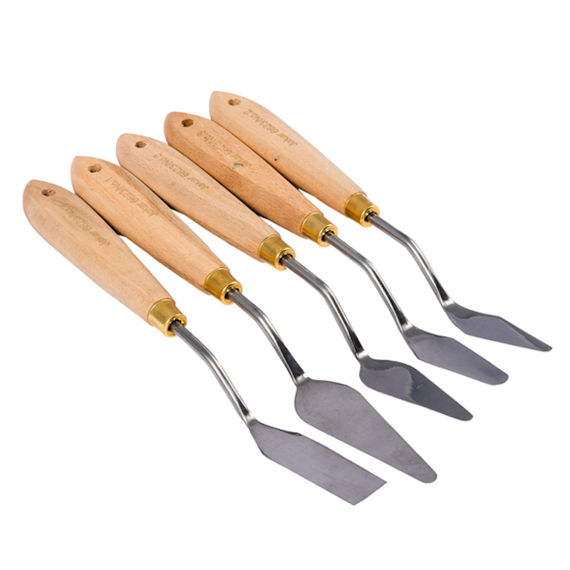Stainless Steel Assorted Palette Knives (5pc)