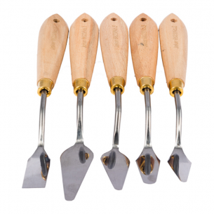 Stainless Steel Palette Knife Set 6623 (5pc) Stainless Steel Palette Knife Set 6623 (5pc)