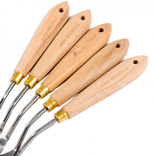 Stainless Steel Assorted Palette Knives (5pc)