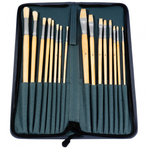 Hog Brush Zip Case (16pc)