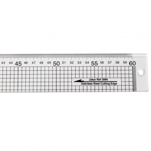 24" Clear Acrylic Cutting Ruler