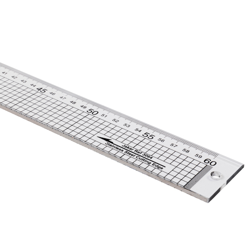 24" Clear Acrylic Cutting Ruler