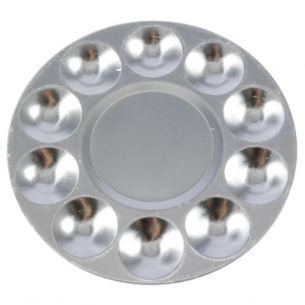 Aluminium Ten-Well Round Palette