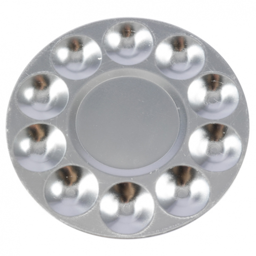 Aluminium Ten-Well Round Palette