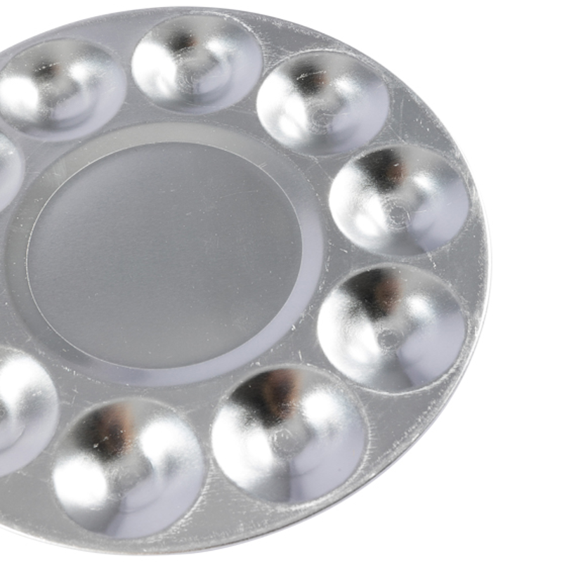 Aluminium Ten-Well Round Palette