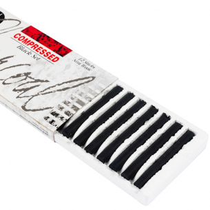 Black Compressed Charcoal Set (12pc) Black Compressed Charcoal Set (12pc)
