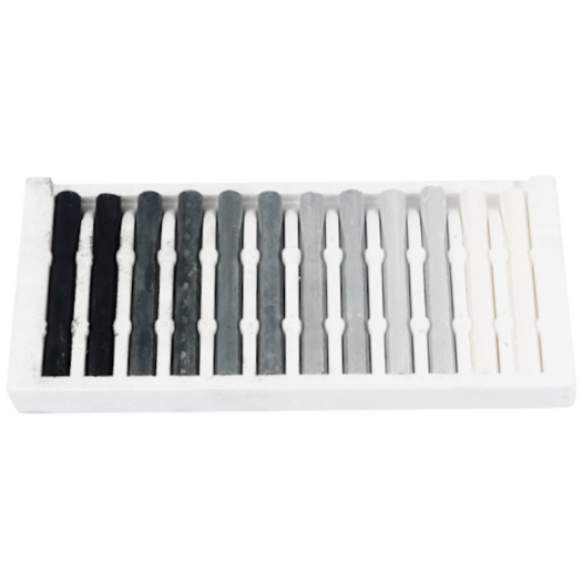 Assorted Grey Compressed Charcoal Set (12pc) Assorted Grey Compressed Charcoal Set (12pc)