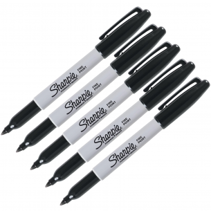 Fine Black Marker Pack (5pc)