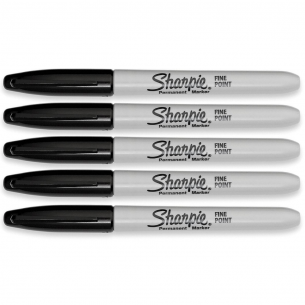 Fine Black Marker Pack (5pc)