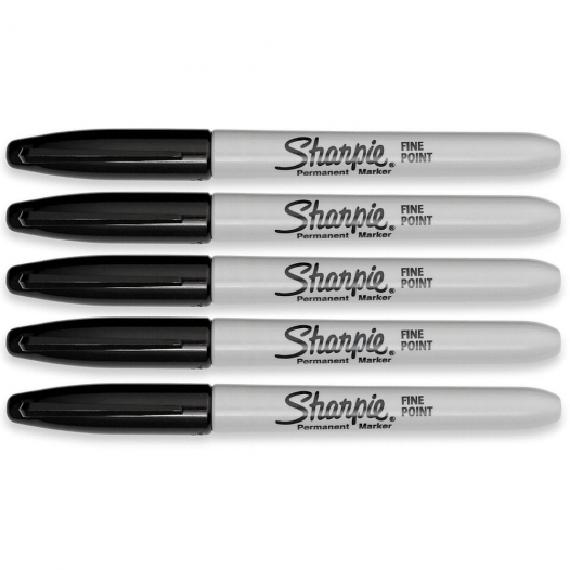 Fine Black Marker Pack (5pc)