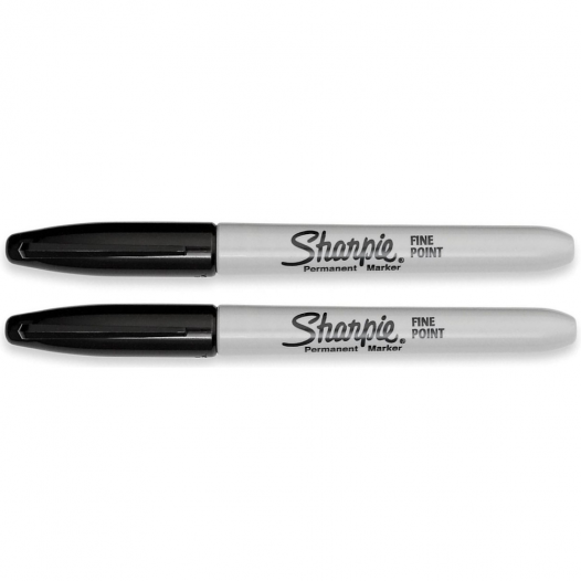 Fine Black Marker Pack (2pc)