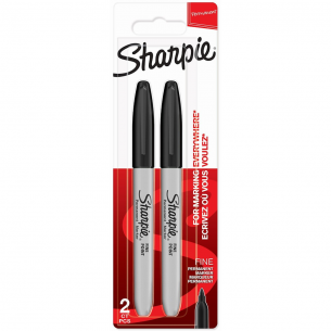 Fine Black Marker Pack (2pc)