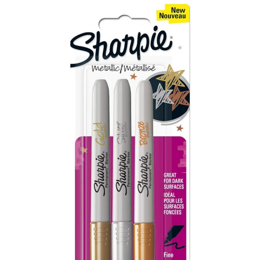 Fine Metallic Marker Set (3pc)