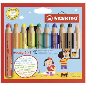 Woody 3-In-1 Pencil Set (10pc)