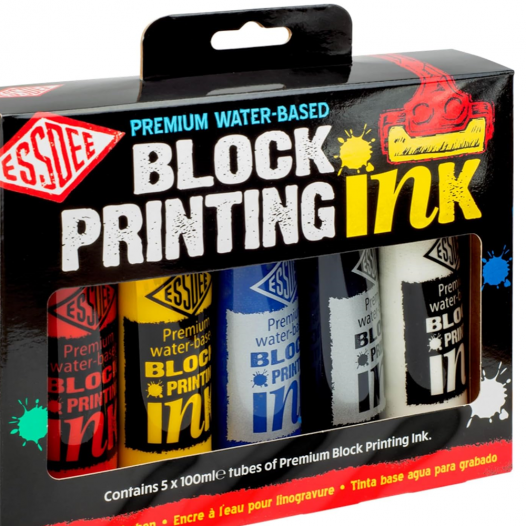 Premium-Quality Block Printing Ink Set (5pc)