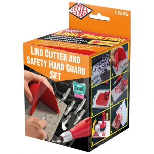 Lino Cutter & Safety Hand Guard Set