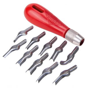 Lino Cutter & Handle Set (1-10)