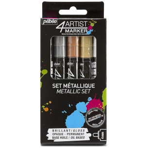 4Artist Marker Metallic Set (5pc) 4Artist Marker Metallic Set (5pc)