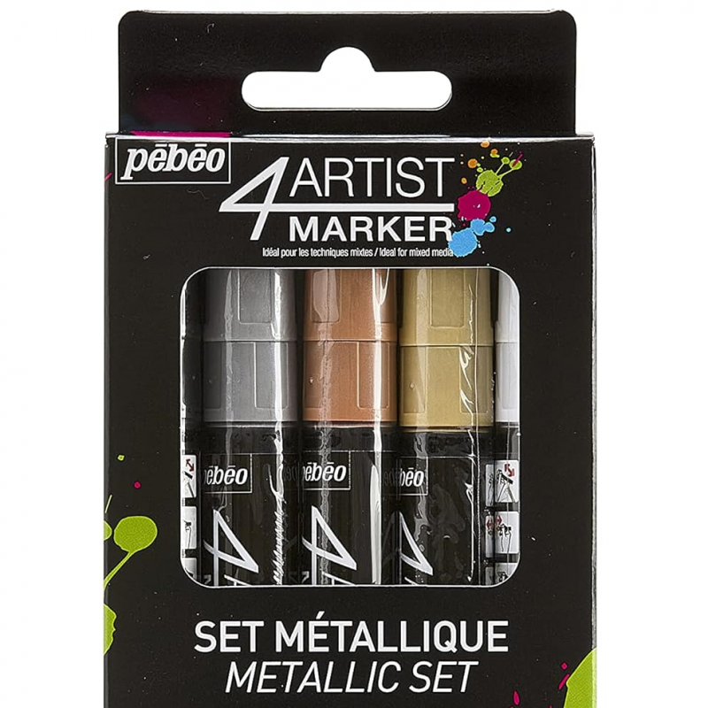 4Artist Marker Metallic Set (5pc)