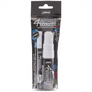 4Artist Marker White Duo (2pc) 4Artist Marker White Duo (2pc)