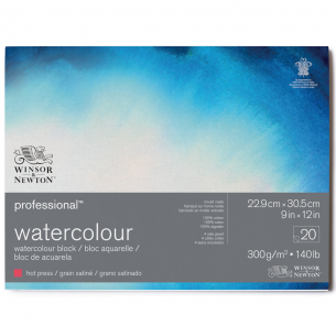 Professional Watercolour Hot Press Block