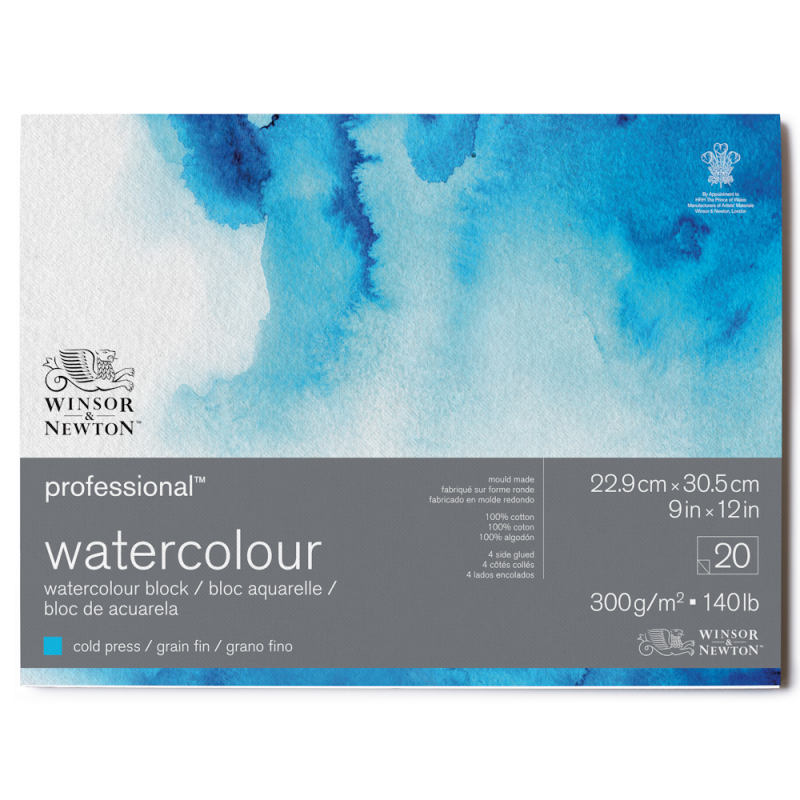 Professional Watercolour Cold Press Block