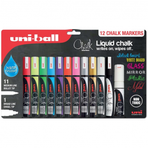 Liquid Chalk Marker Set (12pc)