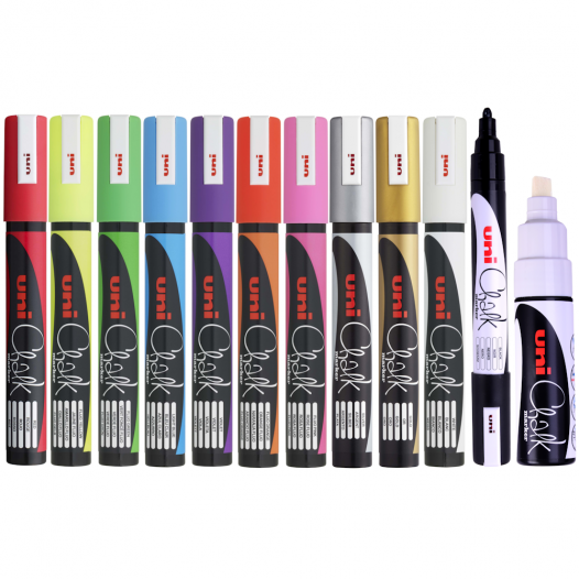 Liquid Chalk Marker Set (12pc)