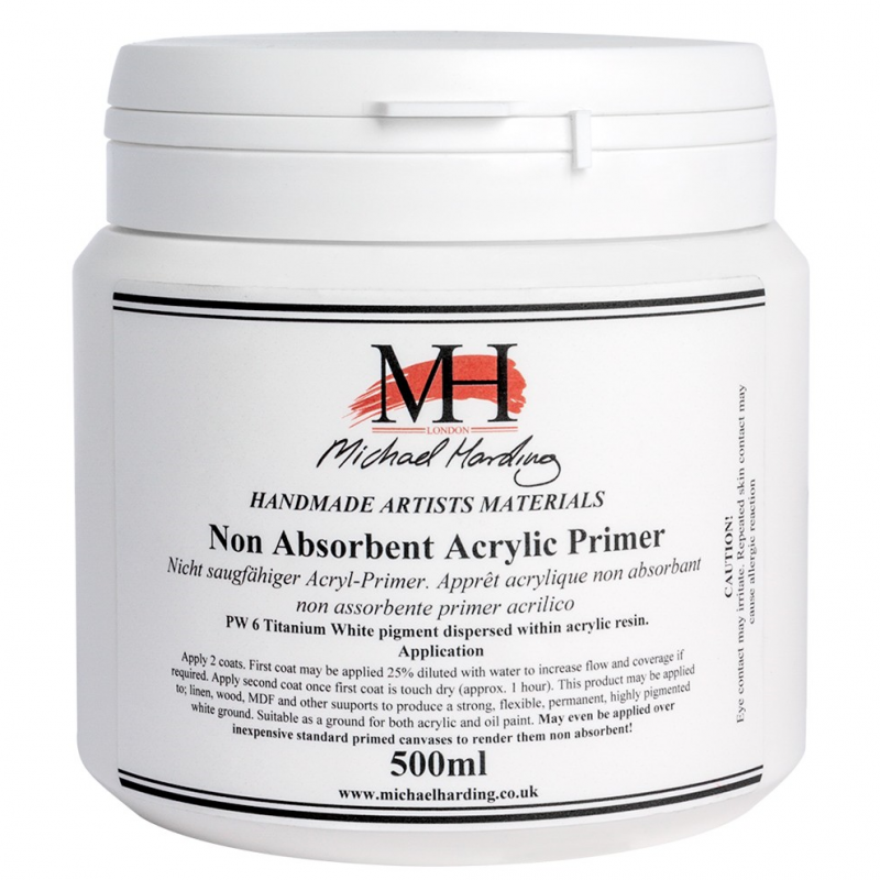 Non-Absorbent Acrylic Primer - White (500ml)