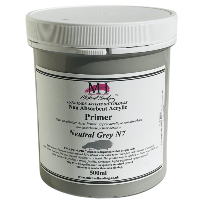 Non-Absorbent Acrylic Primer - Neutral Grey No.7 (500ml)