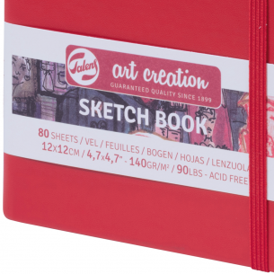Art Creation 12 x 12cm Red Sketchbook Art Creation 12 x 12cm Red Sketchbook