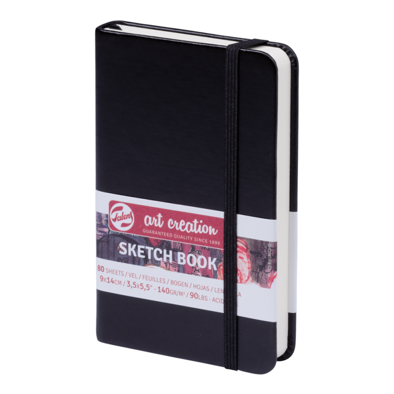 Art Creation 9 x 14cm Black Sketchbook