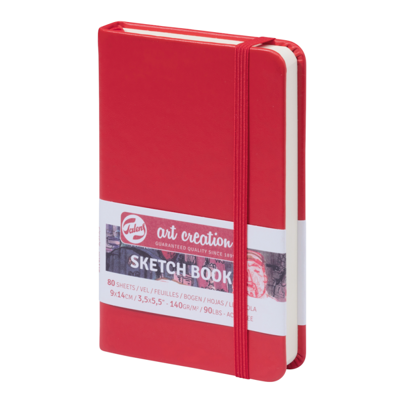 Art Creation 9 x 14cm Red Sketchbook